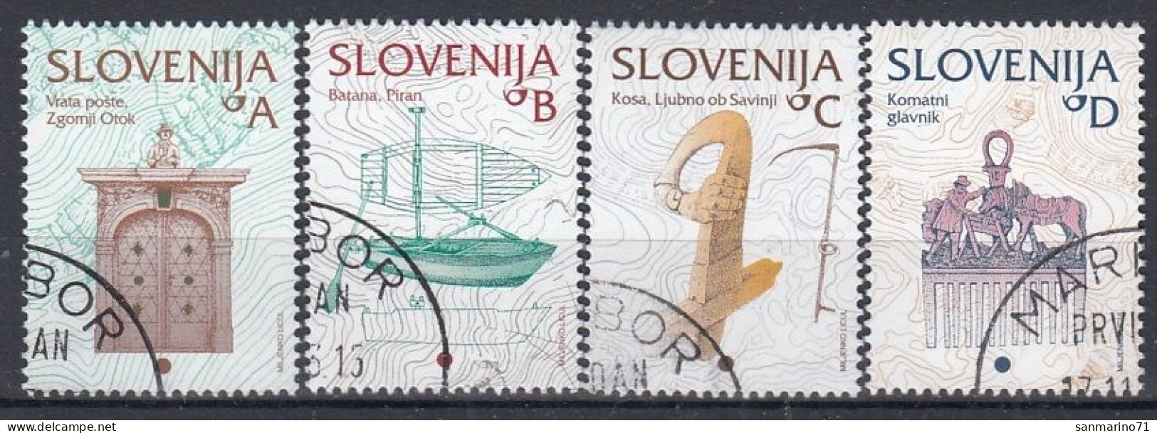 SLOVENIA 443-446,used,hinged - Slowenien