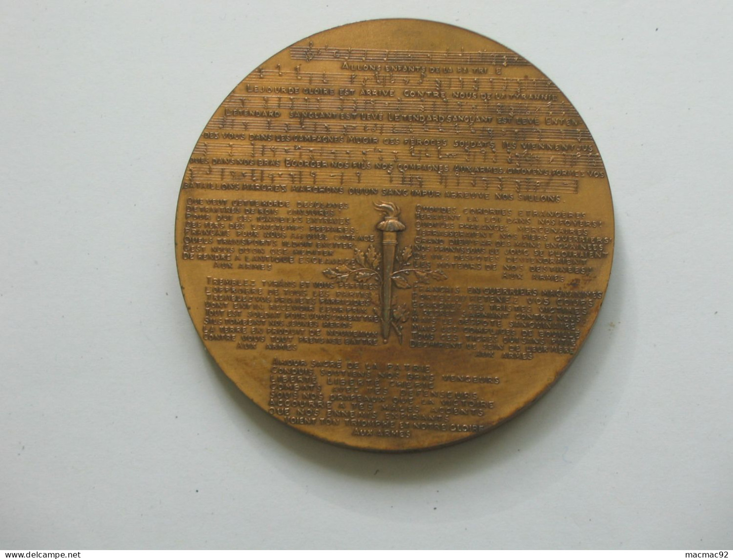 Médaille ROUGET DE L'ISLE 1760-1836  **** EN ACHAT IMMEDIAT **** - Monarquía / Nobleza