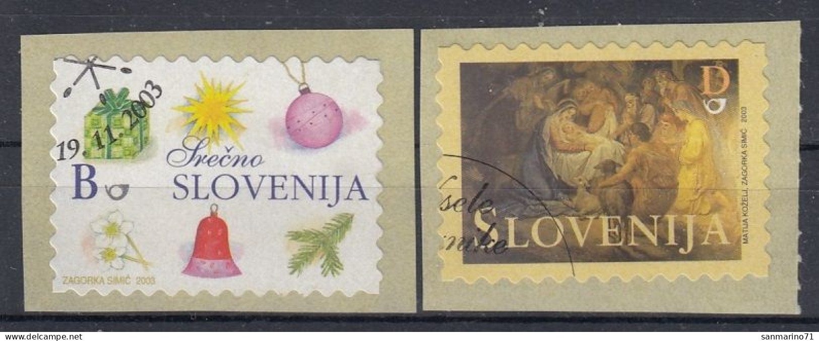 SLOVENIA 449-450,used,hinged - Slovenia