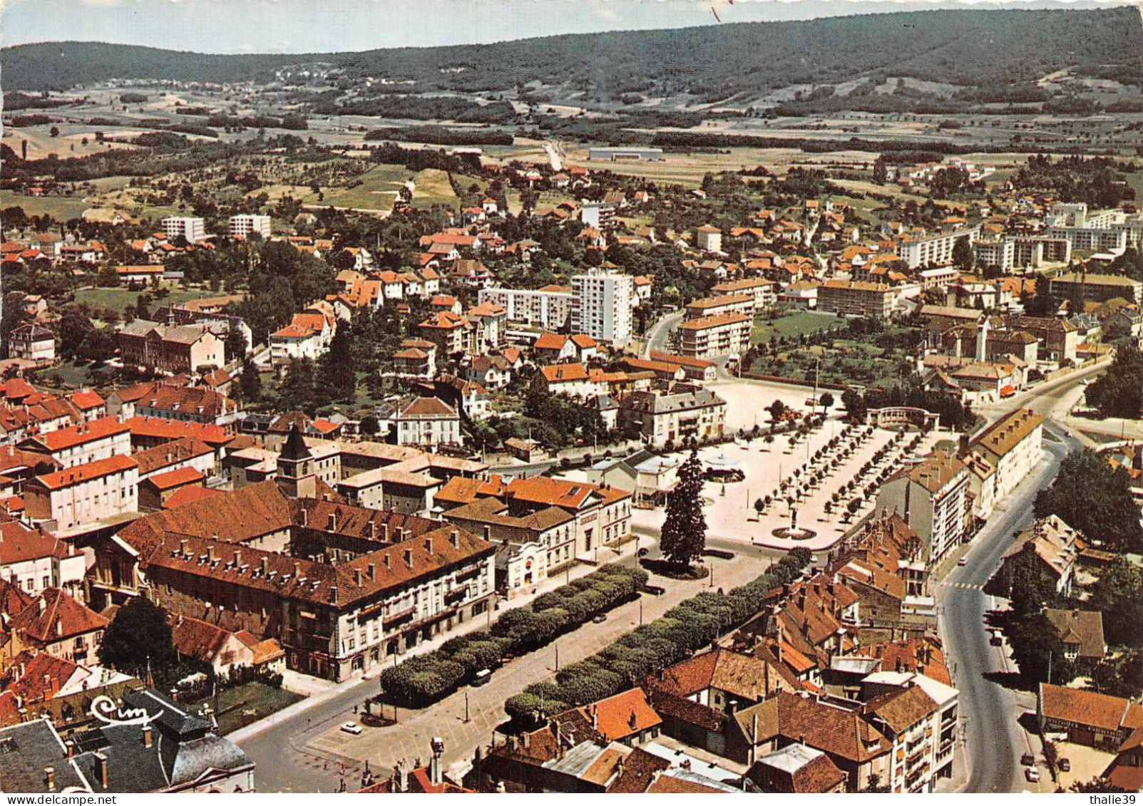 Lons Vue Aérienne Cim 65 24 Kiosque Les Mouillères Zone Industrielle - Lons Le Saunier