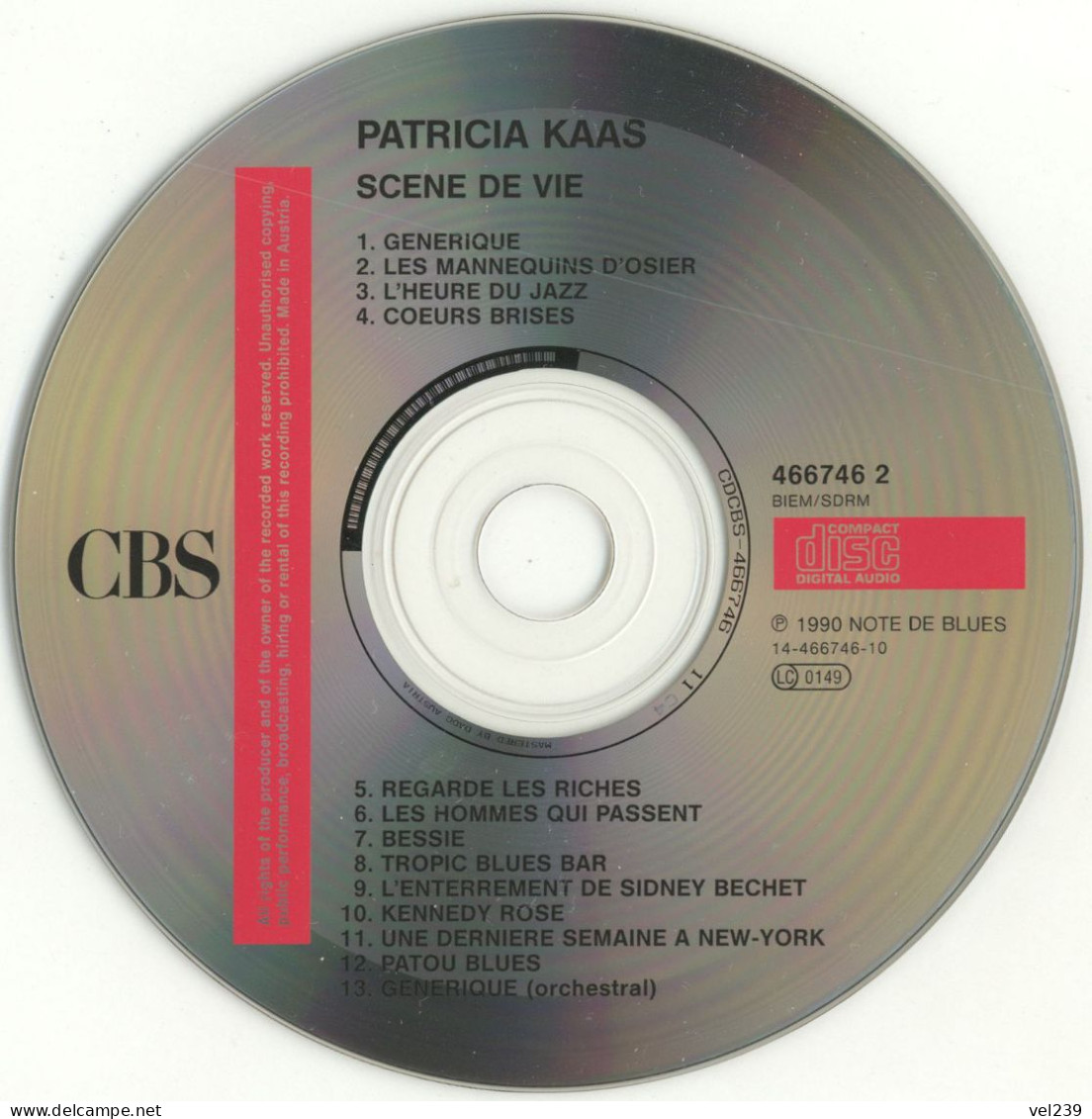 Patricia Kaas. Scène De Vie - Andere - Franstalig