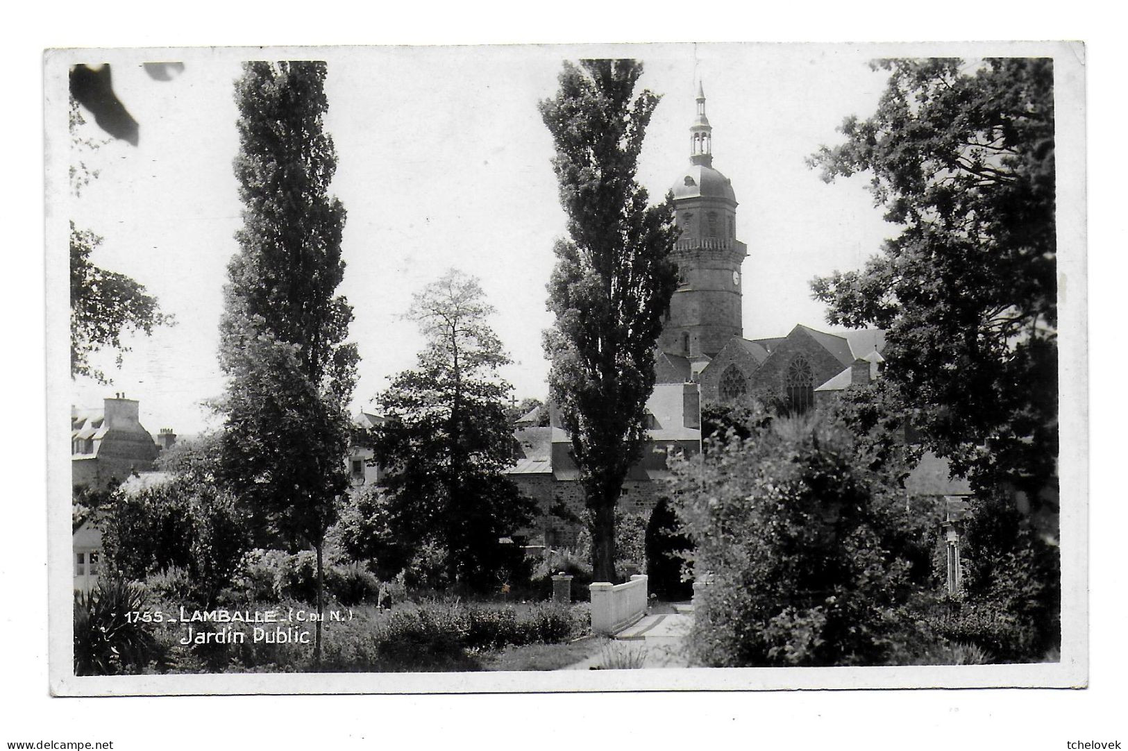 (22). Lamballe. 1 Cp. (11) 4.12-3.5 Collège Moderne Technique De Garcon, Quartier Gare..1953 & (12) 1755 Jardin Public - Lamballe