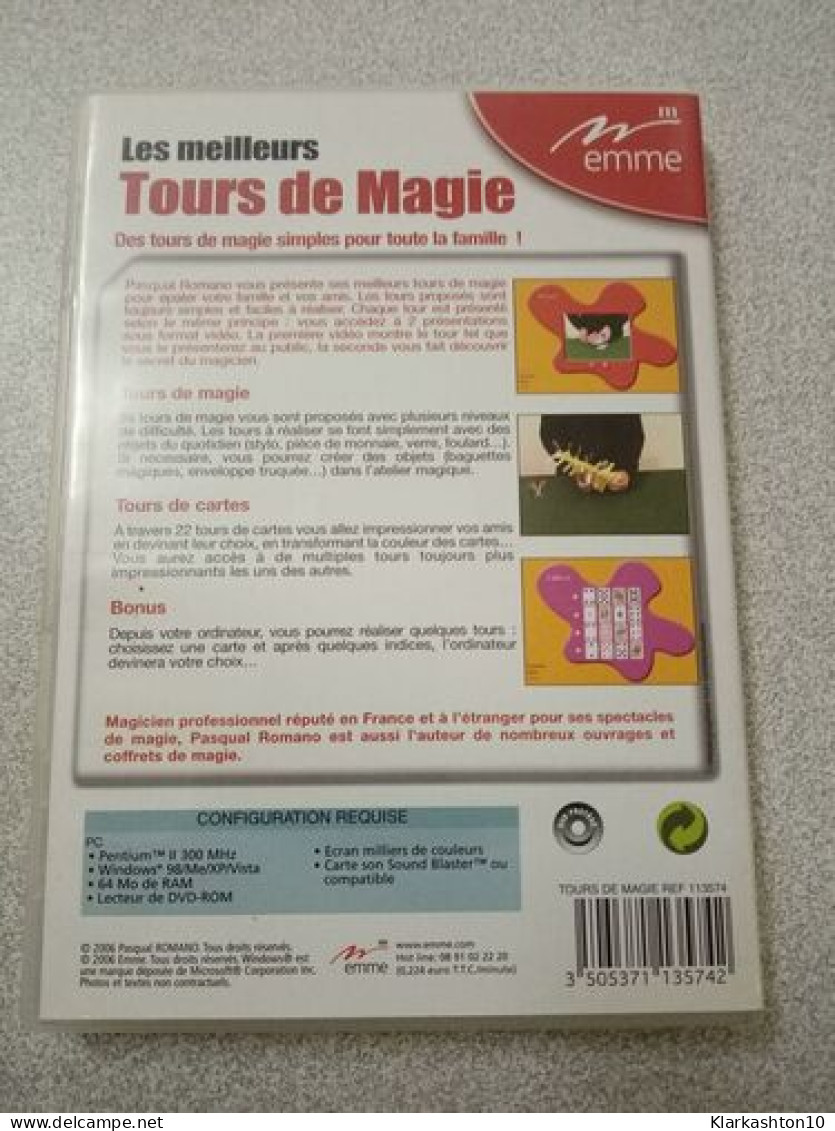 DVD - Les Meilleurs Tours De Magie - Sonstige & Ohne Zuordnung