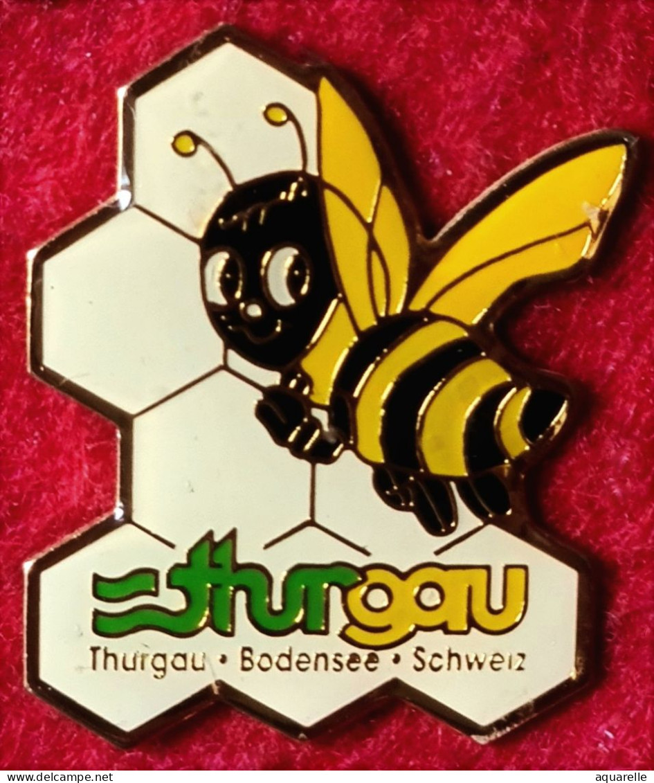 SUPER PIN'S ABEILLE Pour Les Assurances THURGAU - Animales