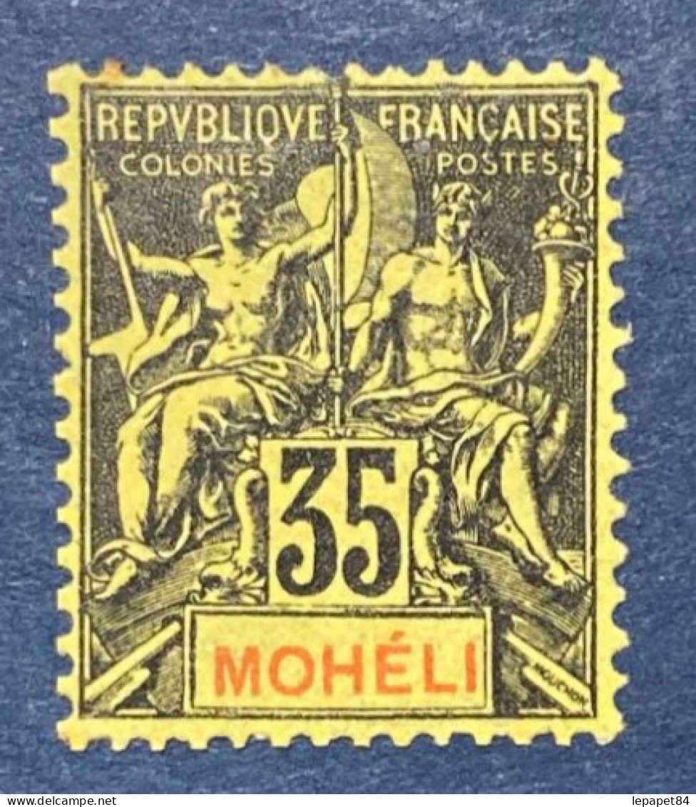 Mohéli YT N°9 Neuf* Signé RP - Unused Stamps