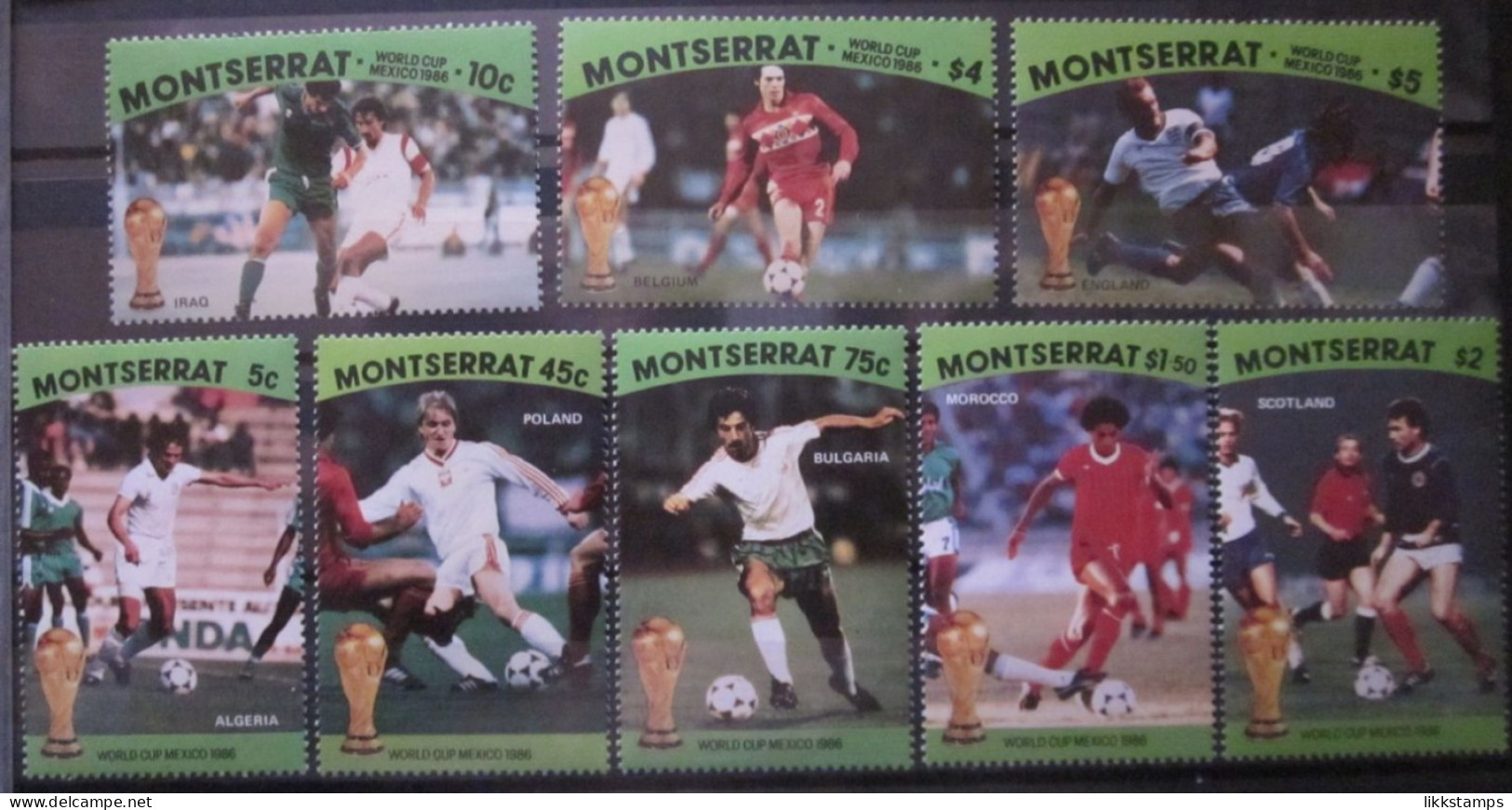 MONTSERRAT ISSUE FOR MEXICO 1986 ~ WORLD CUP FOOTBALL CHAMPIONSHIP. ~  MNH #03488 - Montserrat