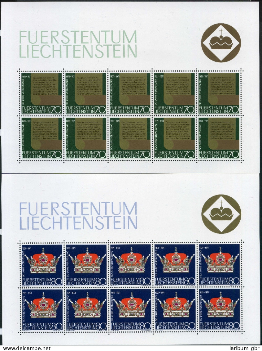 Liechtenstein Kleinbogen 546-547 Postfrisch #KG651 - Otros & Sin Clasificación