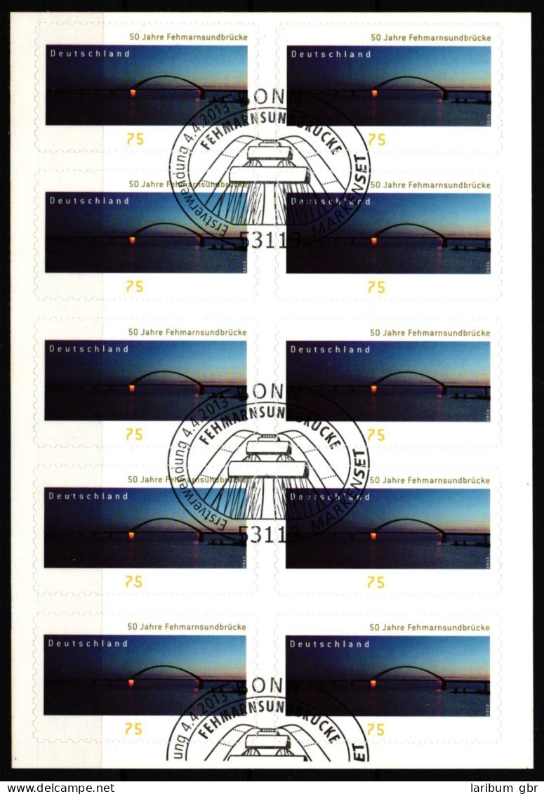 BRD Bund 3003 Gestempelt Als Folienblatt Mit Sonderstempel #KU346 - Sonstige & Ohne Zuordnung