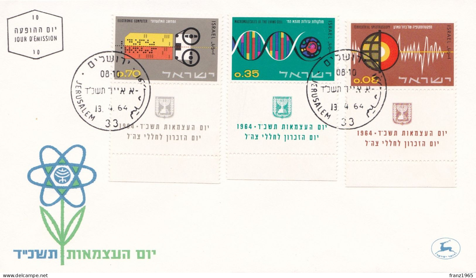 16th Anniversary Of Independence - 1964 - FDC