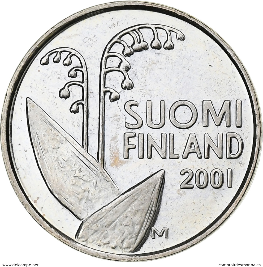 Finlande, 10 Pennia, 2001, Cupro-nickel, SPL, KM:65 - Finnland