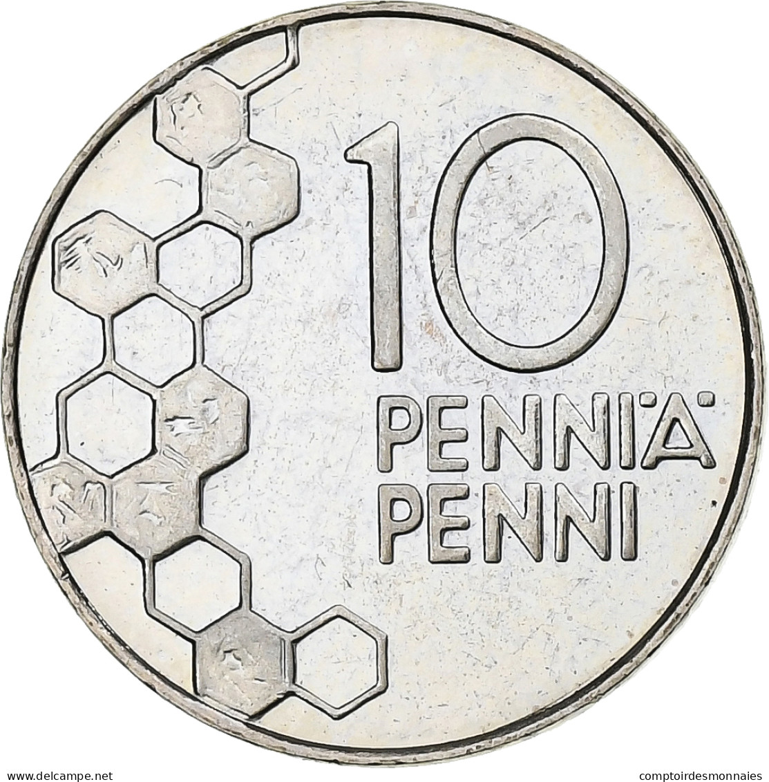 Finlande, 10 Pennia, 2001, Cupro-nickel, SPL, KM:65 - Finlande