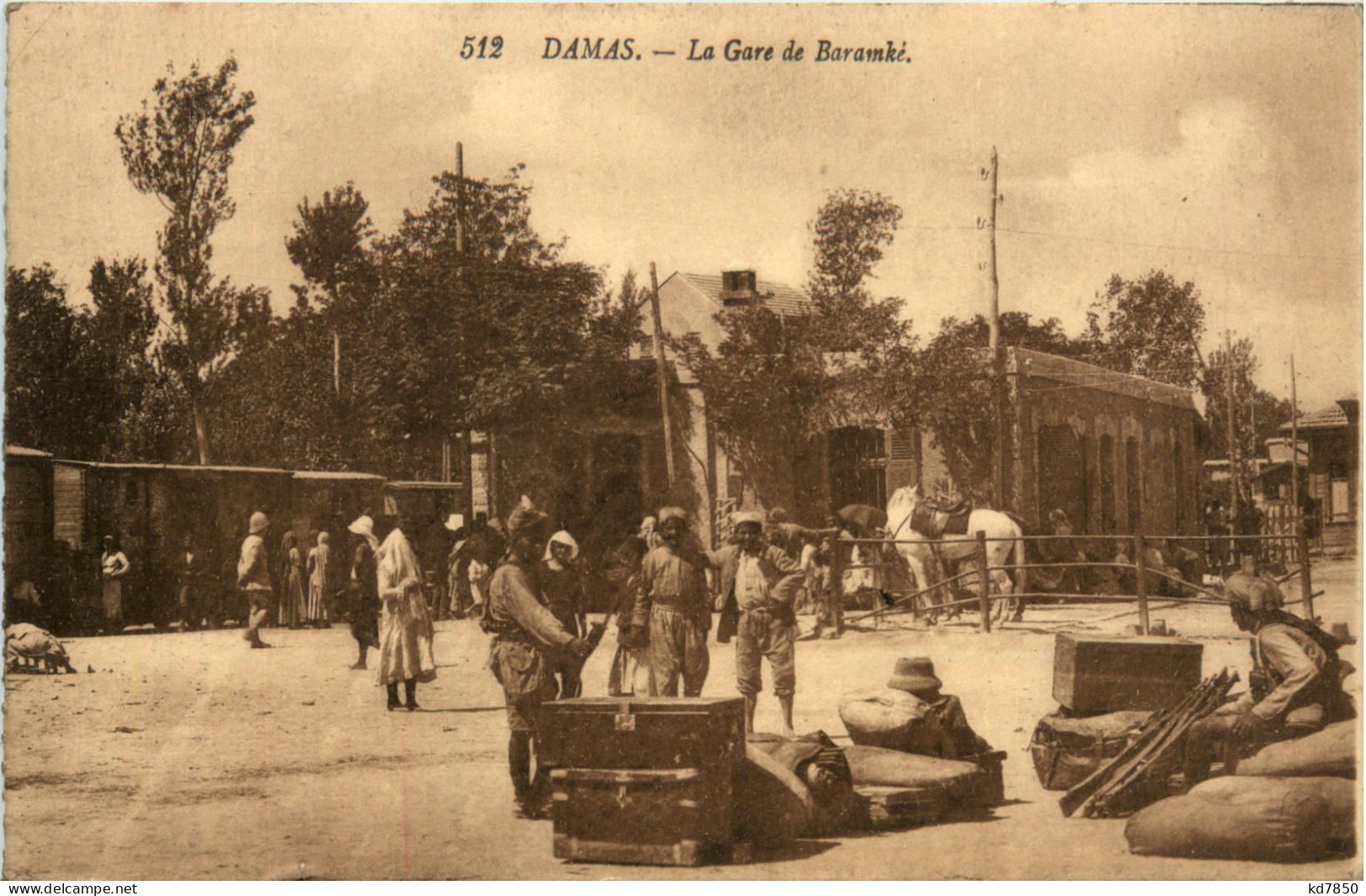 Damas - La Gare De Baramke - Syrien - Siria