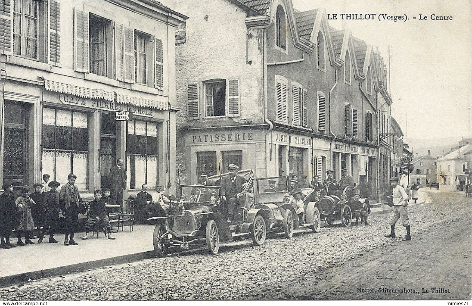 CPA  LE THILLOT Le Centre - Le Thillot