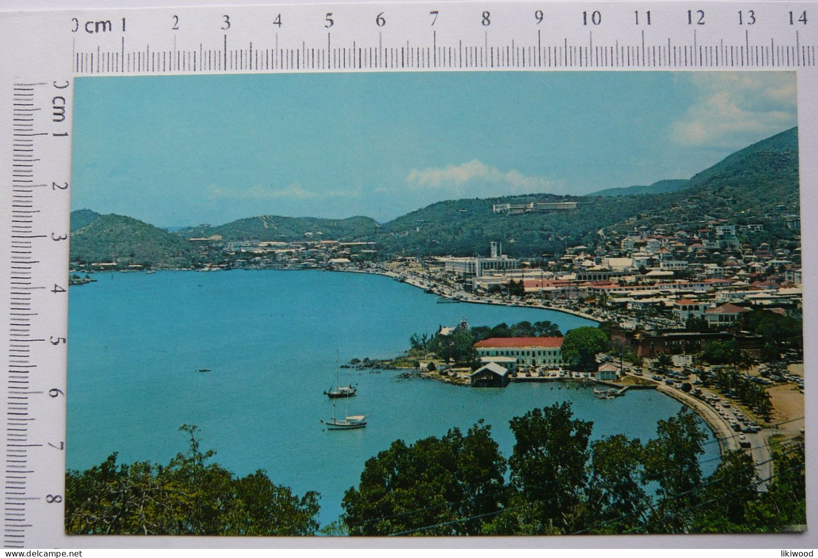 Harbor And Town Of Charlotte Amalie Harbor, St.Thomas, Capital Of The Beautiful U.S. - Virgin Islands - Amerikaanse Maagdeneilanden