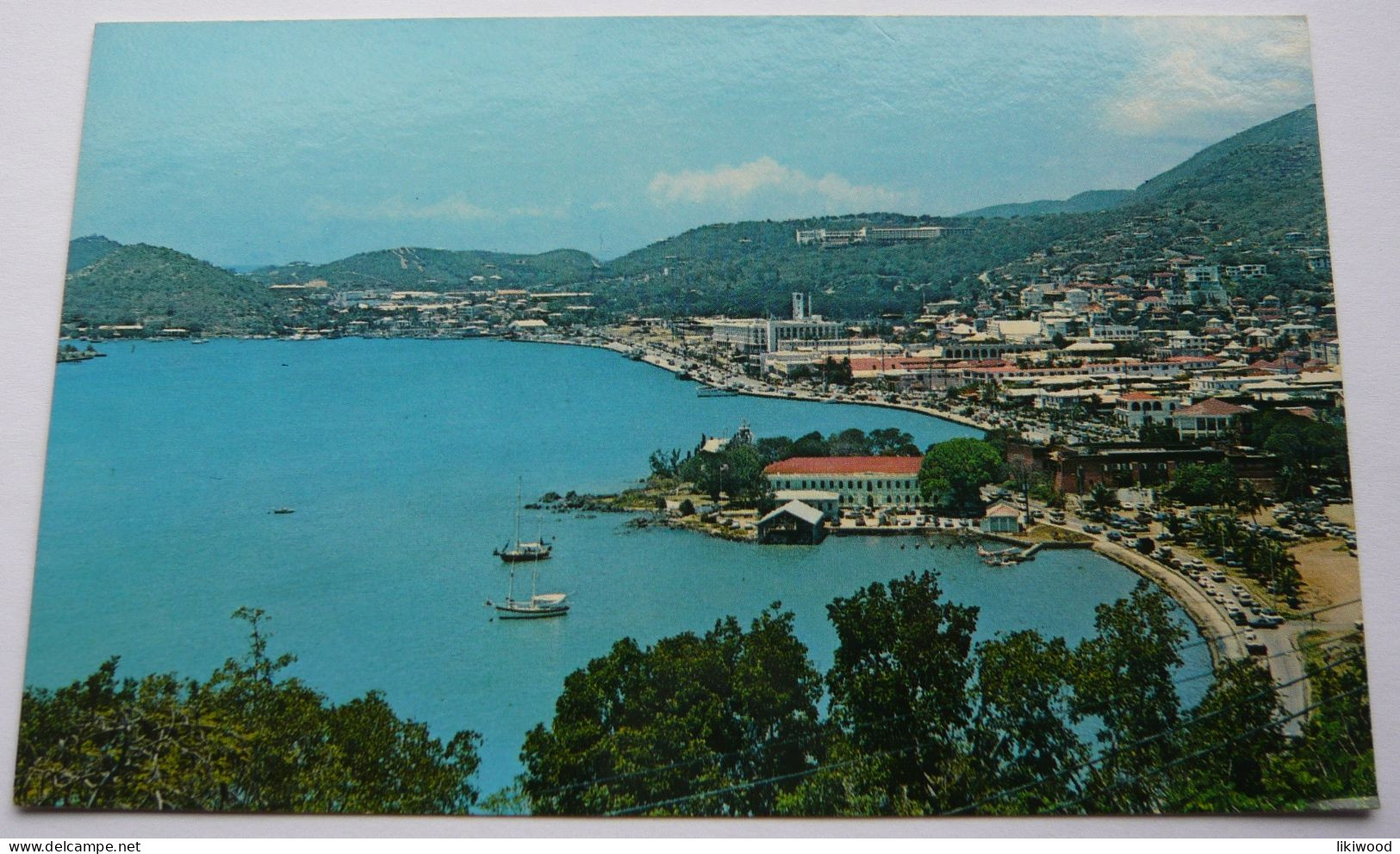 Harbor And Town Of Charlotte Amalie Harbor, St.Thomas, Capital Of The Beautiful U.S. - Virgin Islands - Jungferninseln, Amerik.