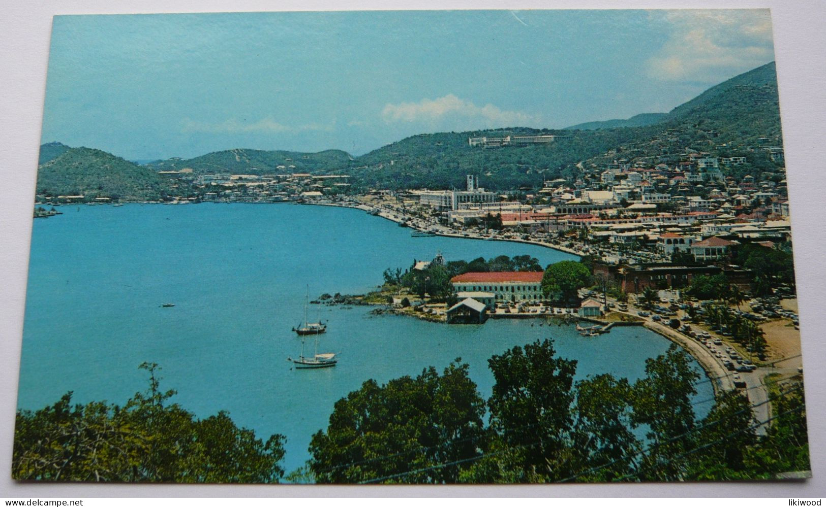 Harbor And Town Of Charlotte Amalie Harbor, St.Thomas, Capital Of The Beautiful U.S. - Virgin Islands - Jungferninseln, Amerik.