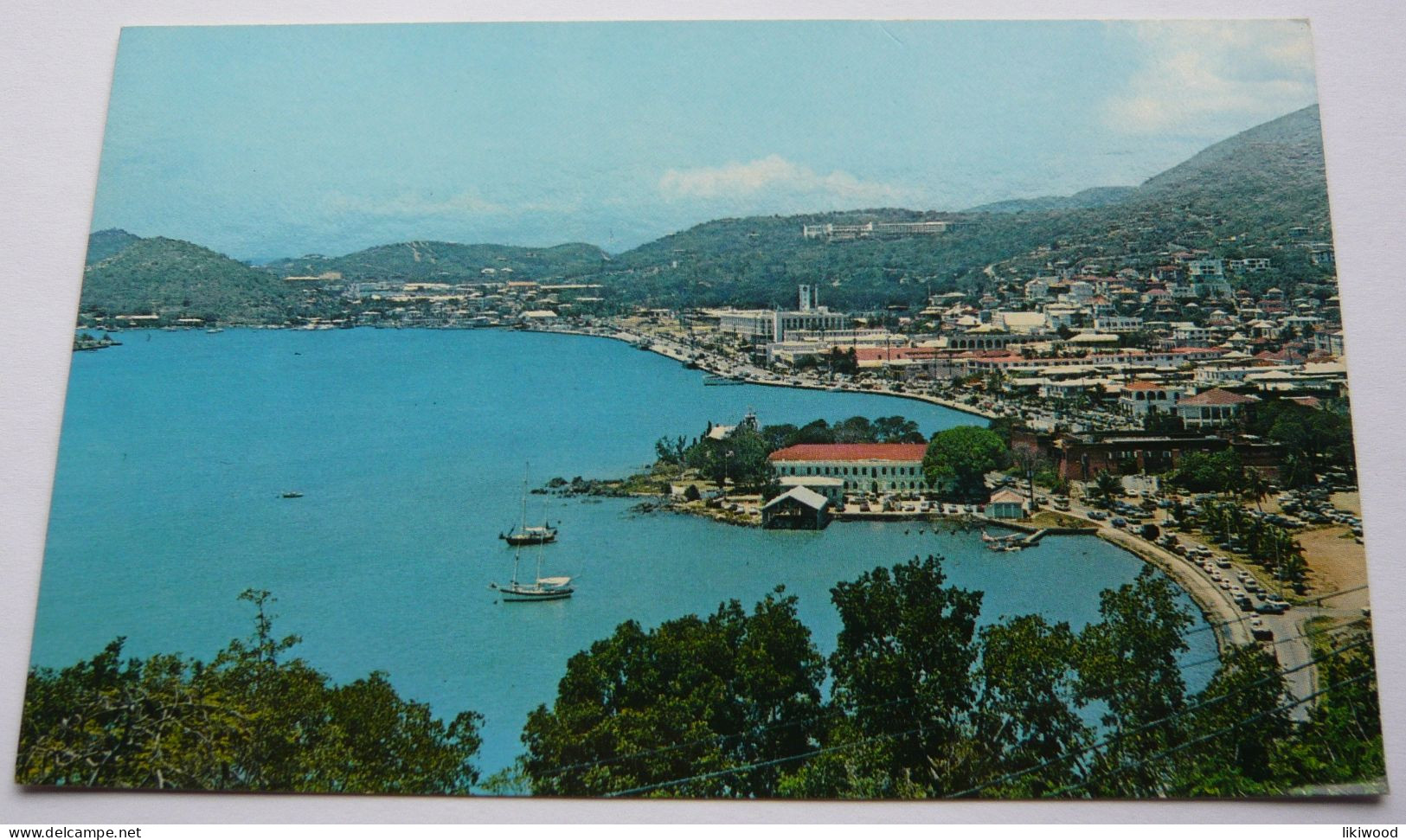 Harbor And Town Of Charlotte Amalie Harbor, St.Thomas, Capital Of The Beautiful U.S. - Virgin Islands - Amerikaanse Maagdeneilanden