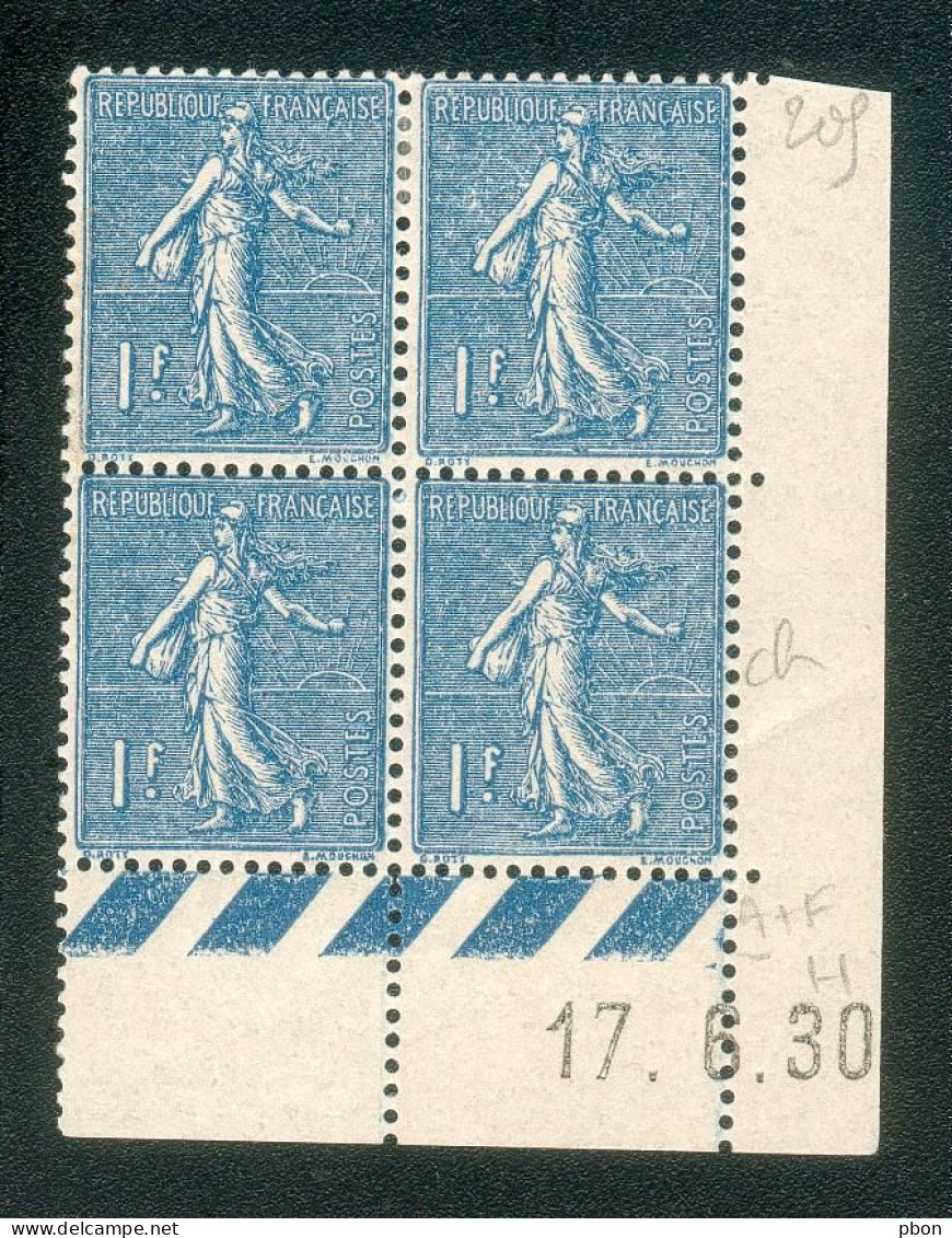 Lot Z038 France Coin Daté Semeuses N°205 (**) - 1930-1939