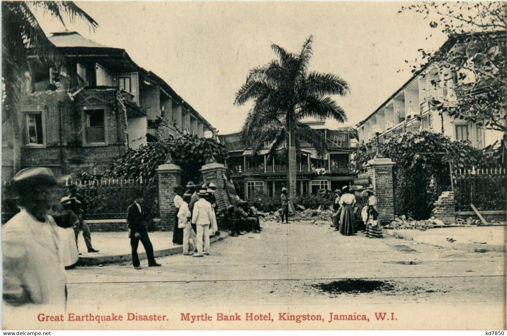 Jamaica - Great Earthquake Disaster - Jamaica