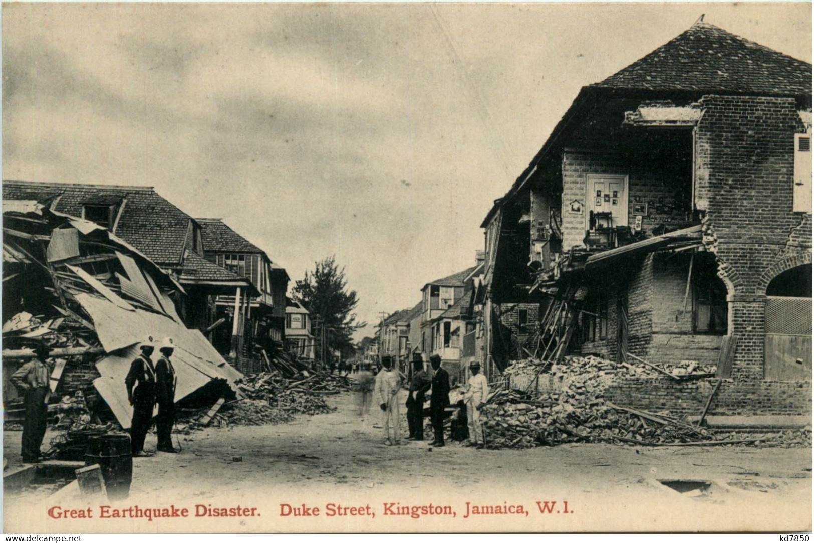 Jamaica - Great Earthquake Disaster - Jamaïque