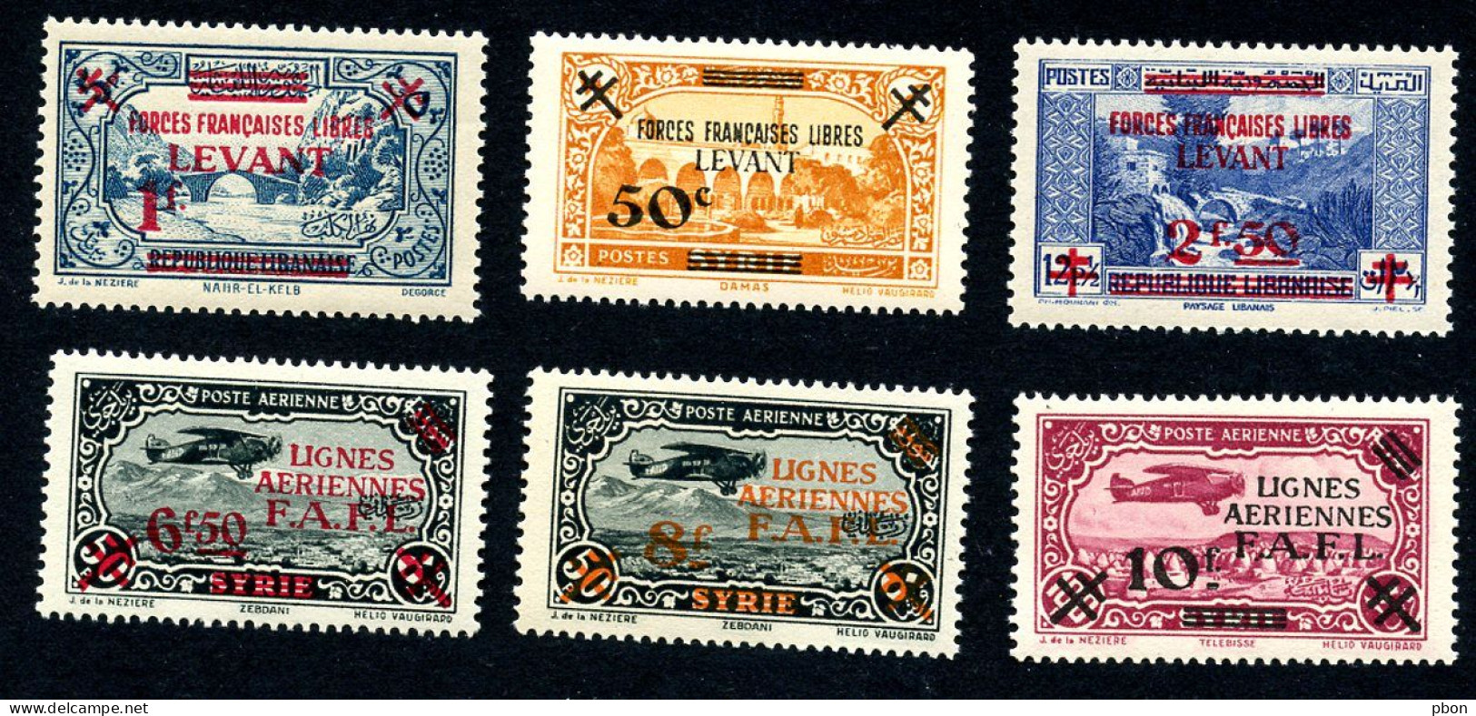 Lot Z954 Lot De 6 Timbres Levant ** - Neufs