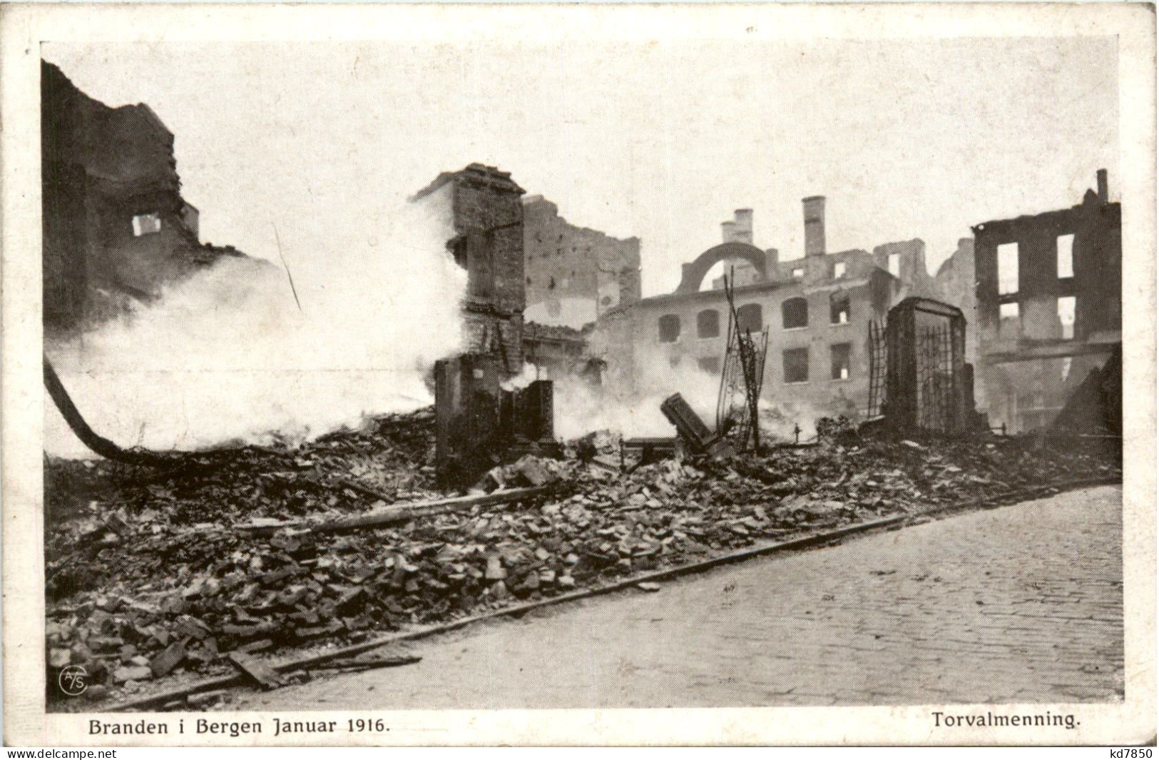 Norge - Branden I Bergen 1916 - Norwegen