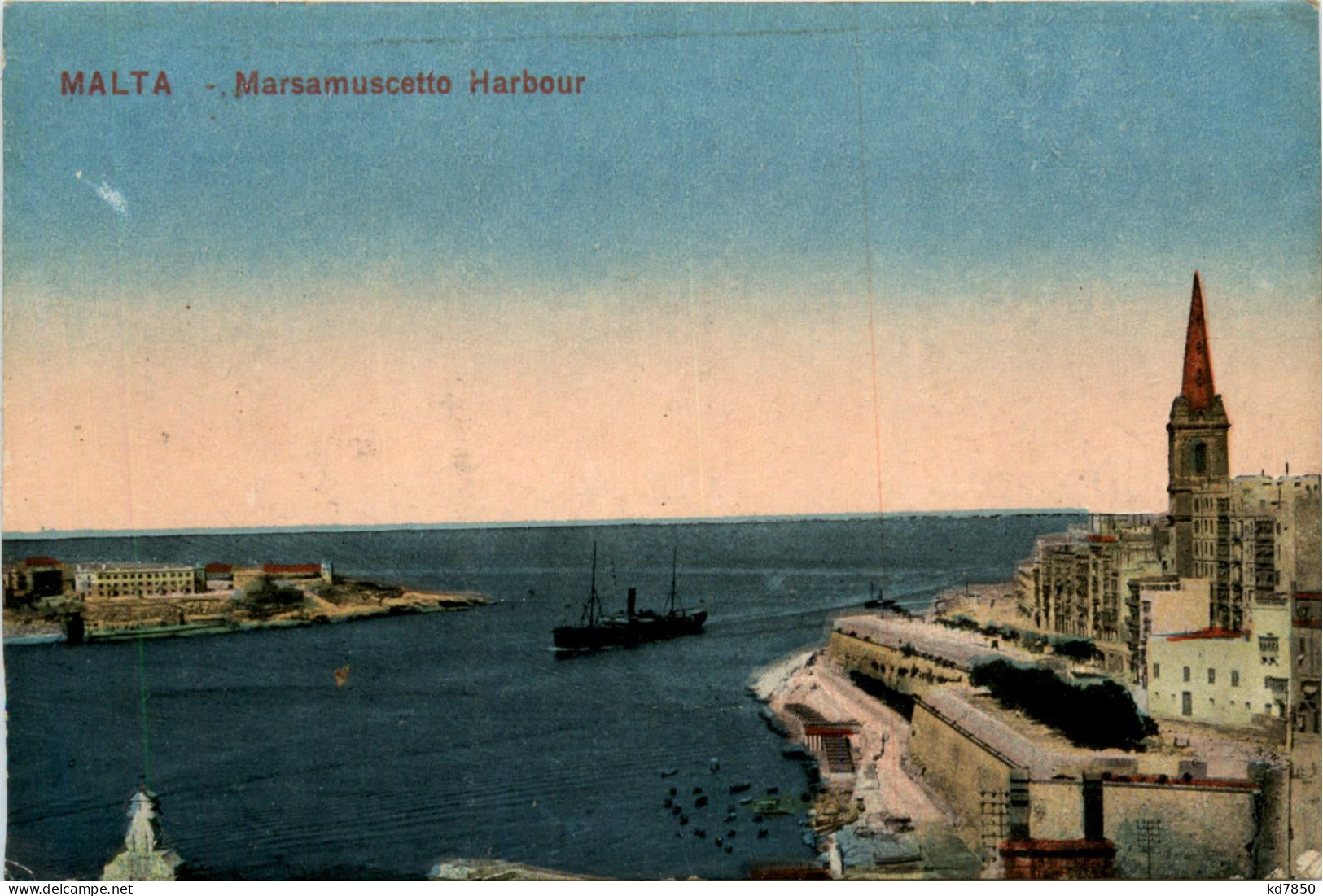 Malta - Marsaamuscetto Harbour - Malte