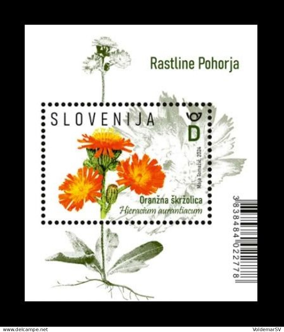 Slovenia 2024 Mih. 1623 (Bl.157) Flora. Plants Of The Pohorje. Mountain Flowers MNH ** - Slovénie