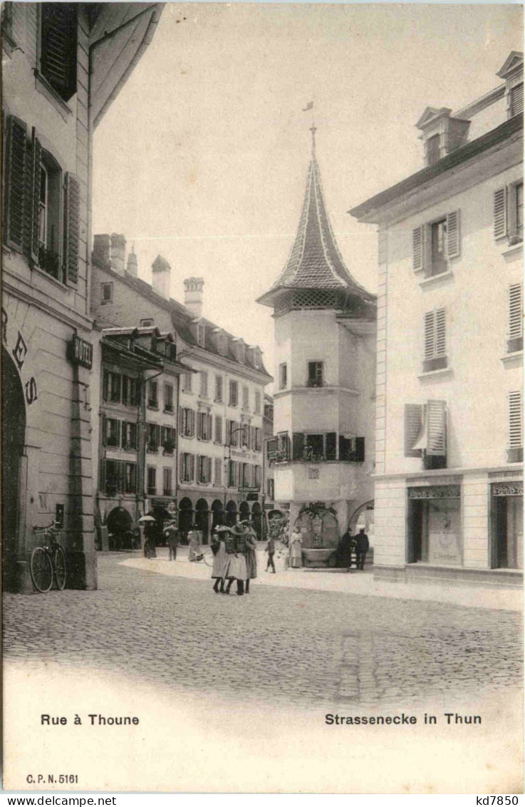 Thun - Strassenecke - Thoune / Thun