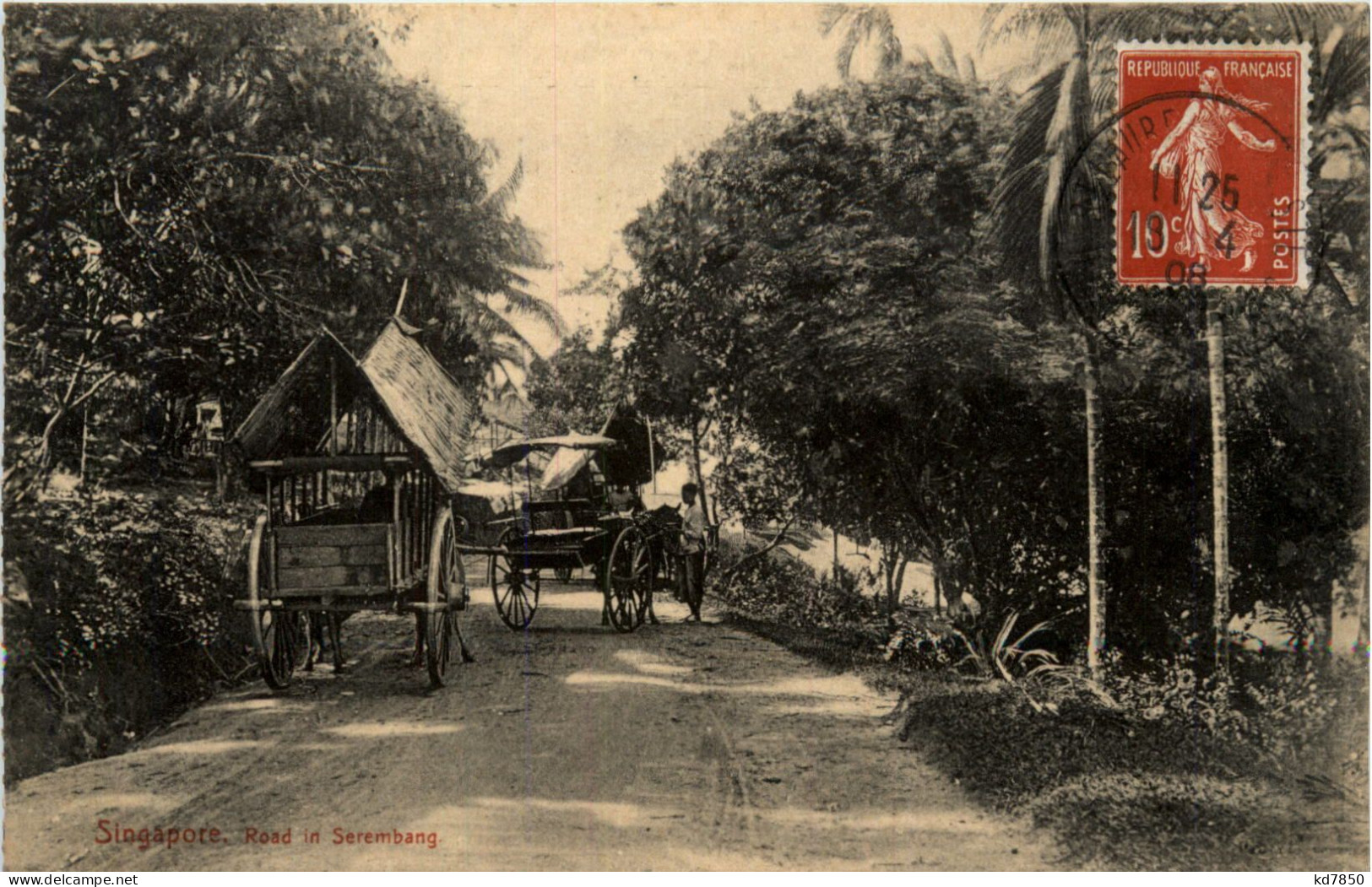 Singapore Road In Serembang - Singapour