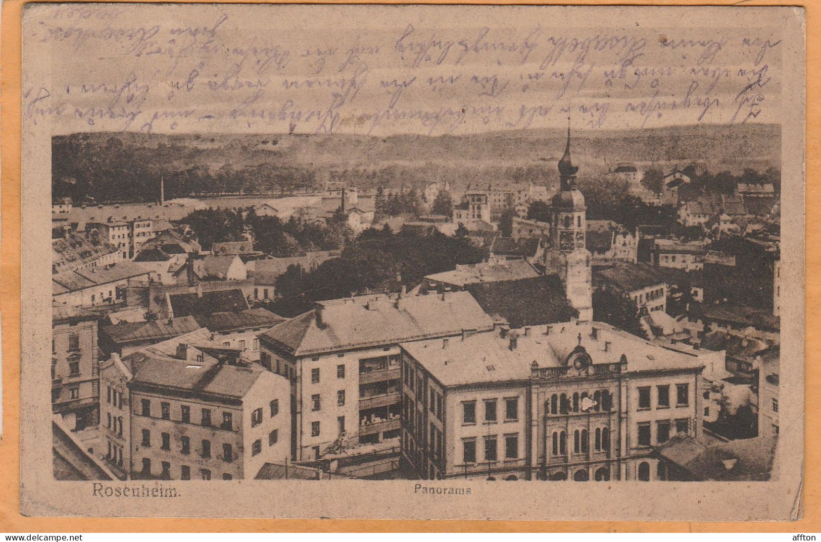 Rosenheim Germany 1925 Postcard - Rosenheim