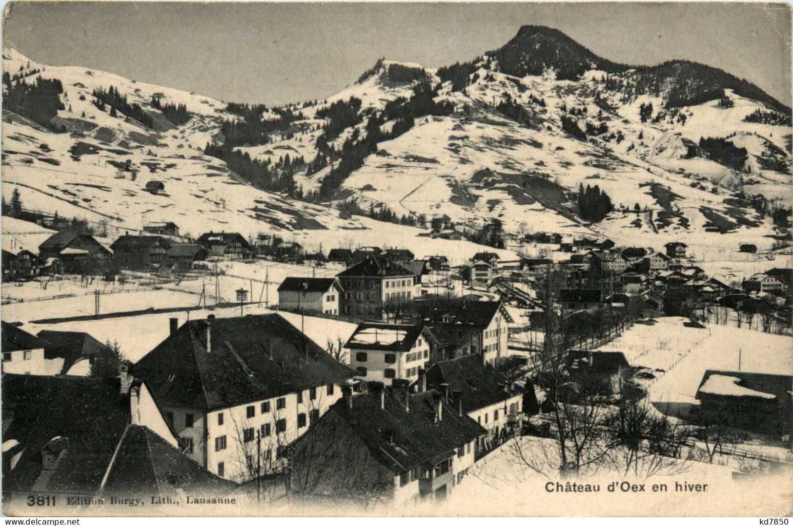 Chateau D Oex En Hiver - Château-d'Œx