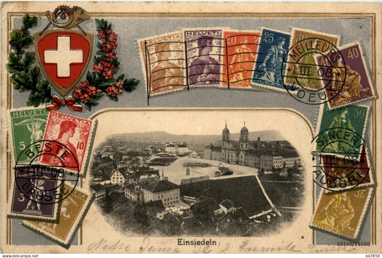 Einsiedeln - Briefmarken - Litho - Einsiedeln