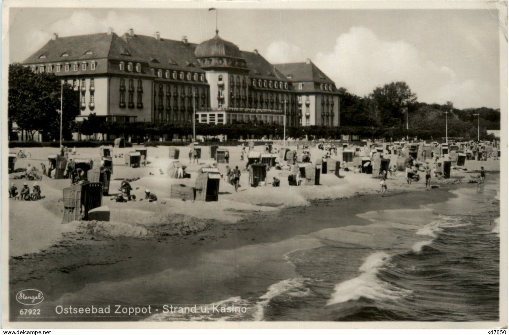 Ostseebad Zoppot - Strand Und Kasino - Danzig