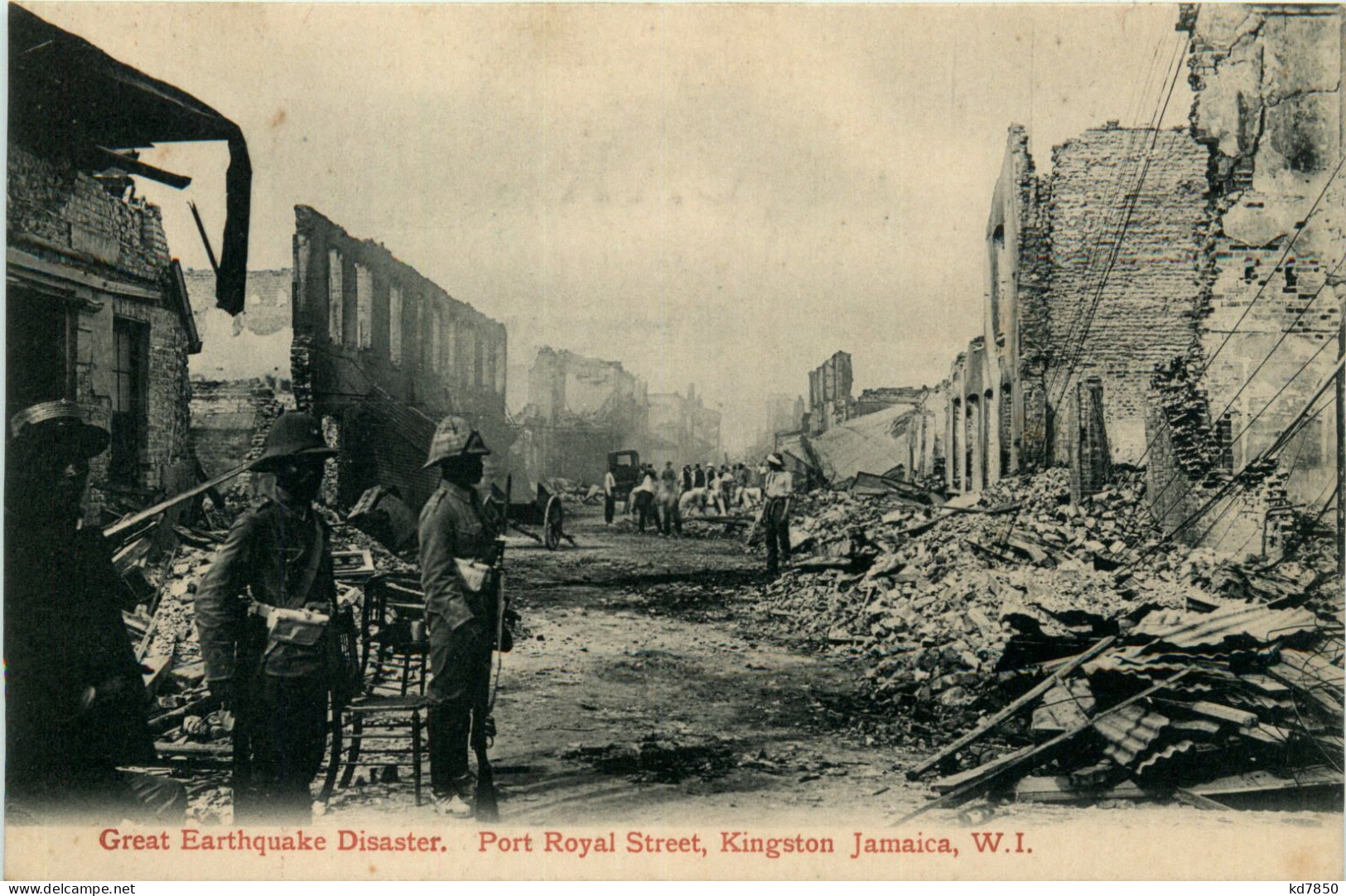 Jamaica - Great Earthquake Disaster - Jamaica