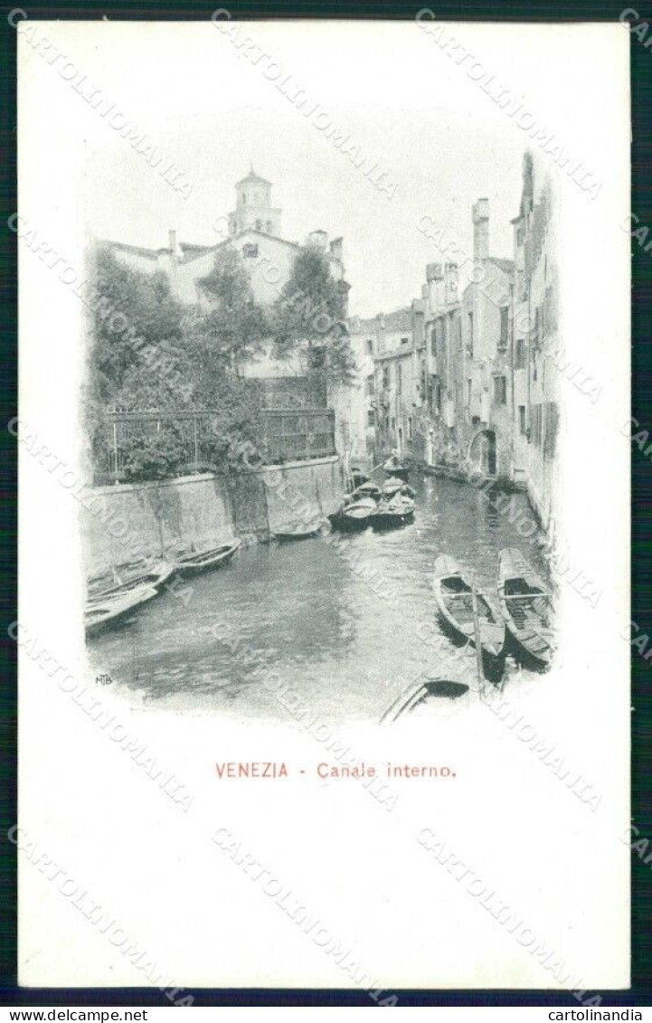 Venezia Città Canale Interno Barche Cartolina RT7175 - Venezia (Venice)