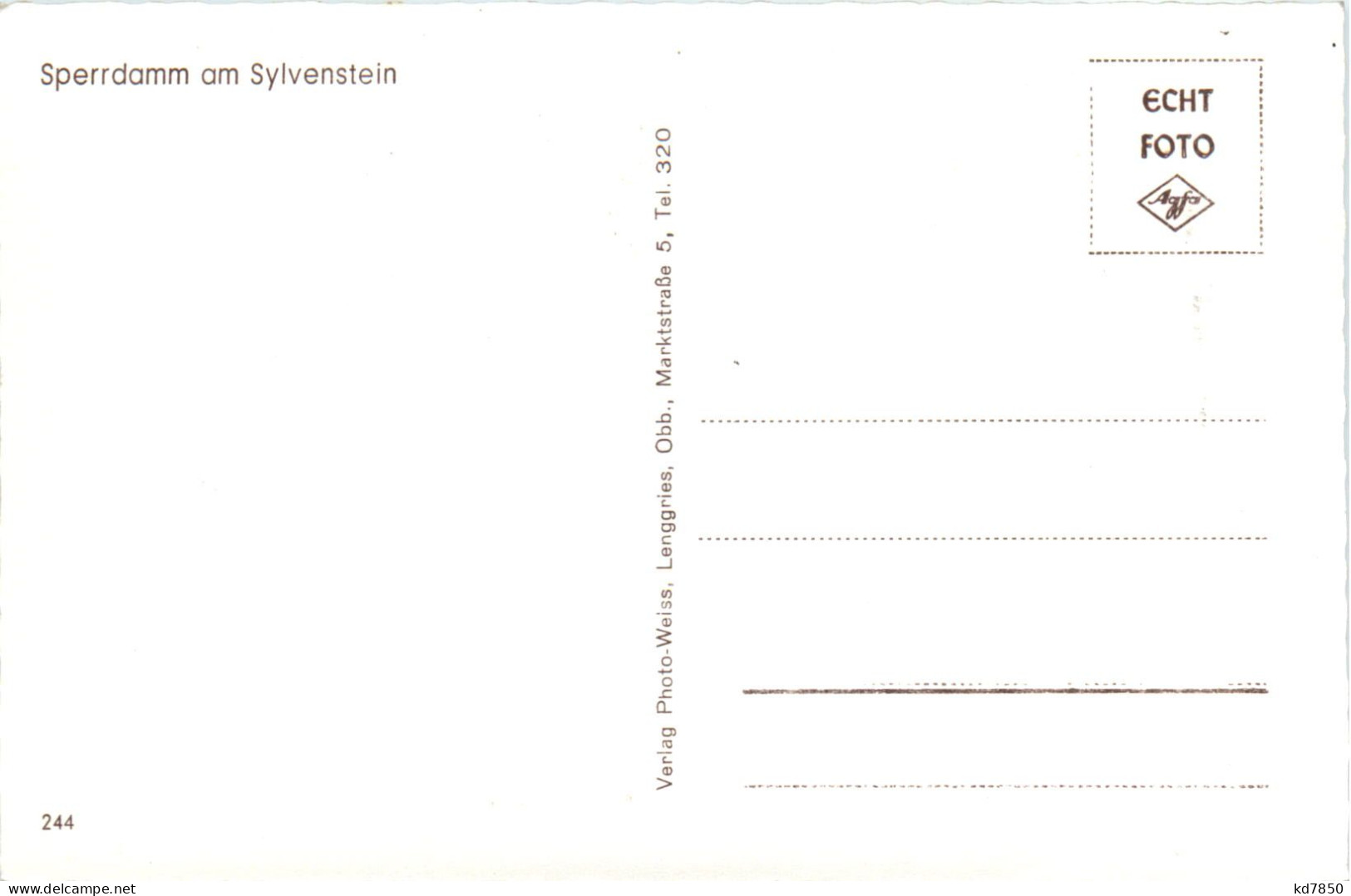 Sperrdamm Am Sylvenstein - Bad Toelz