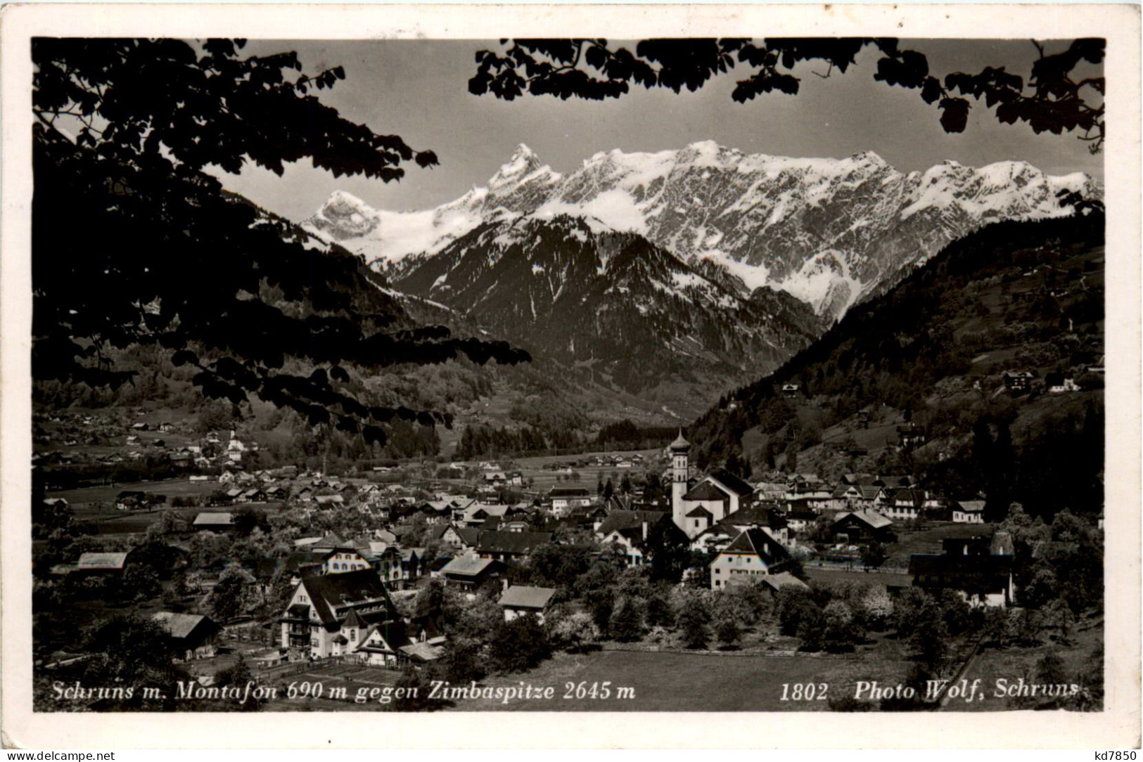 Schruns M. Montafon Gegen Zimbaspitze - Schruns