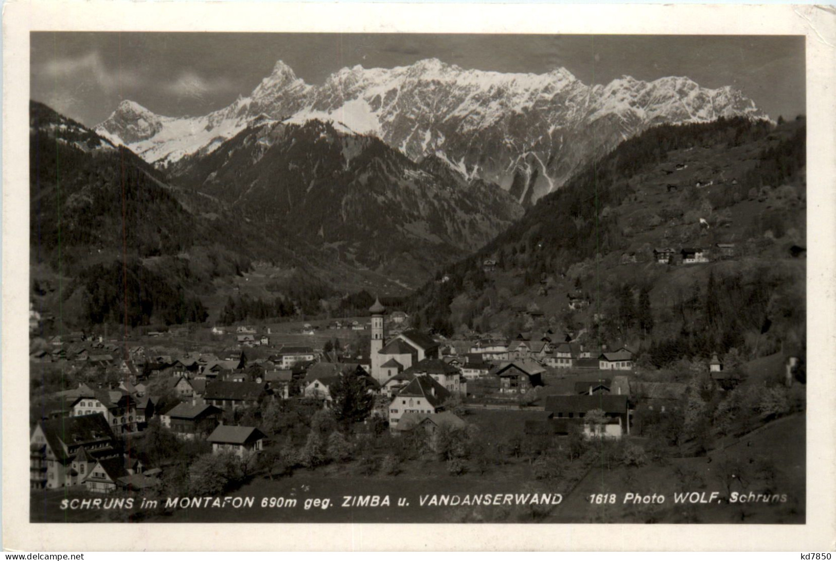 Schruns Mi Montafon Geg. Zimba U. Vandanserwand - Schruns