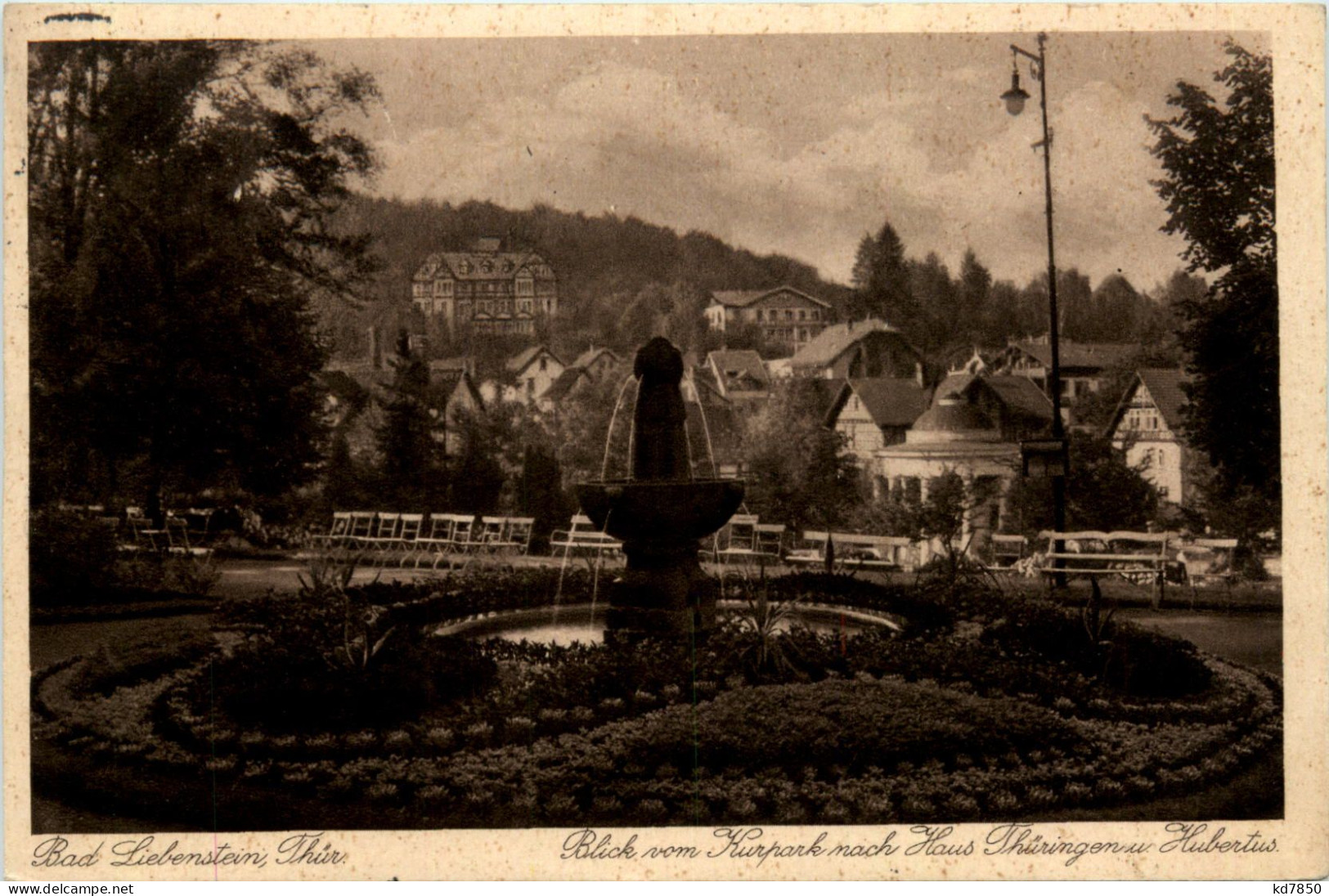 Bad Liebenstein, Blick Vom Kurpark Nach Haus Thüringen - Bad Liebenstein