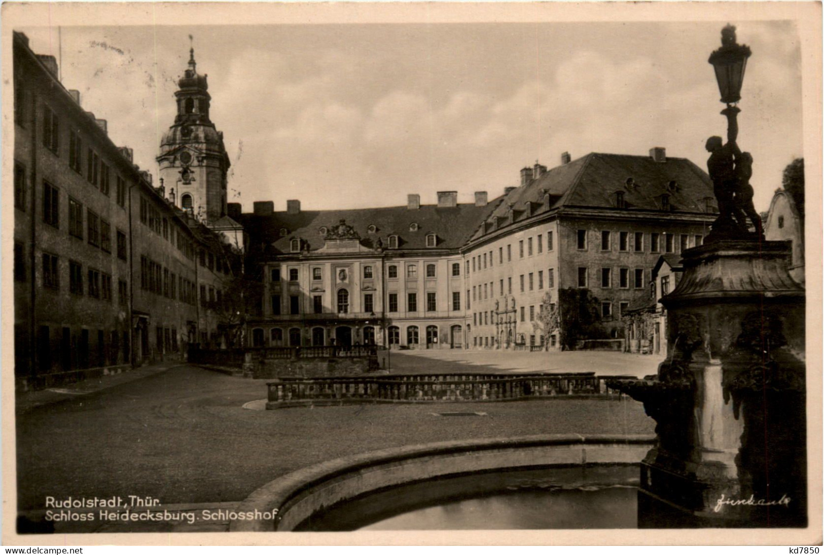 Rudolstadt, Thür., Schloss Heidecksburg, Schlosshof - Rudolstadt