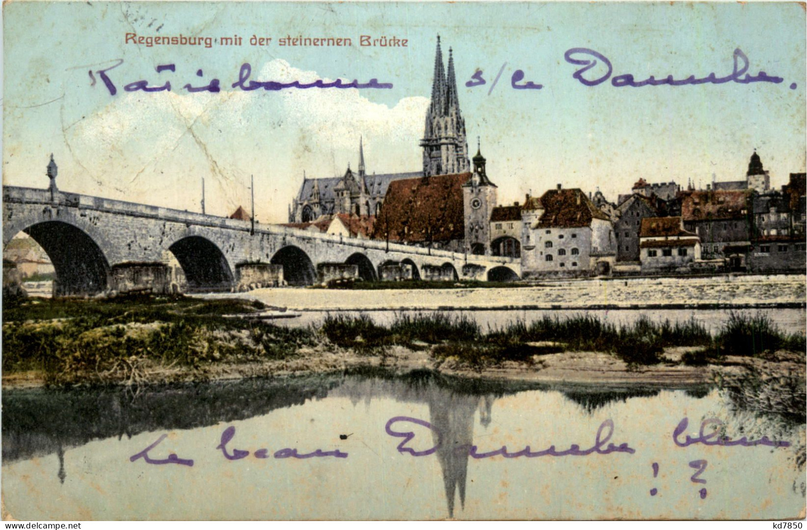 Regensburg Mit Der Steinernen Brücke - Regensburg