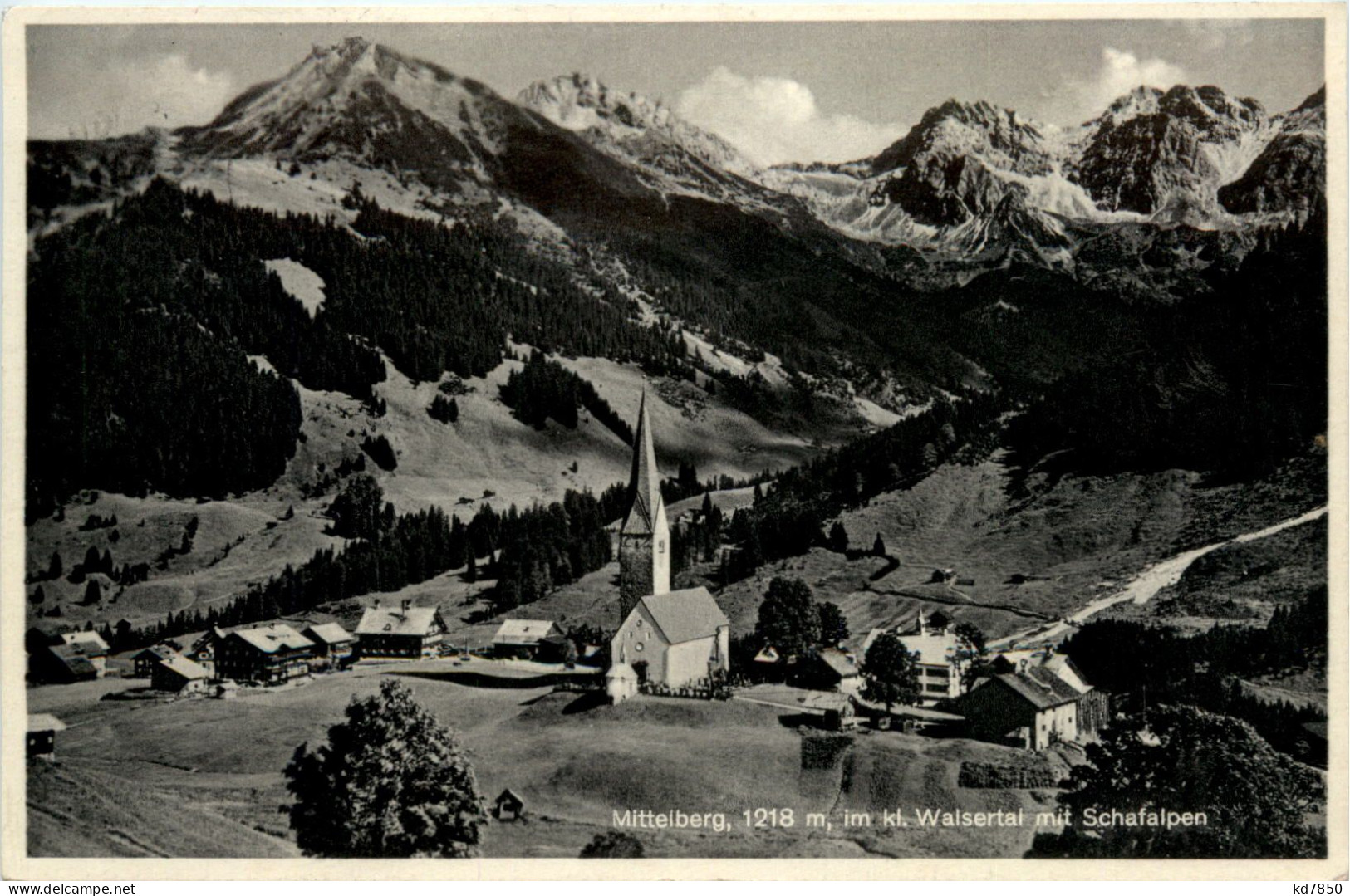 Mittelberg, Im Kl. Walsertal Mit Schafalpen - Kleinwalsertal