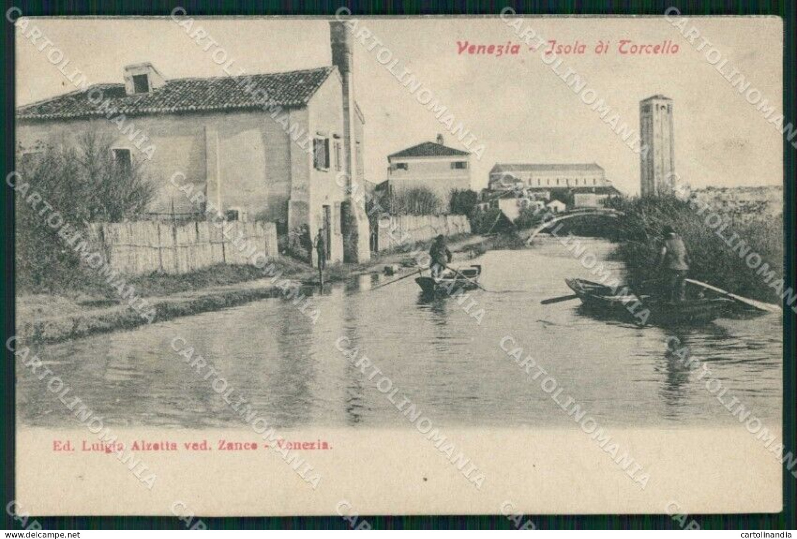 Venezia Torcello Isola Di Barche Cartolina RT7305 - Venezia (Venice)