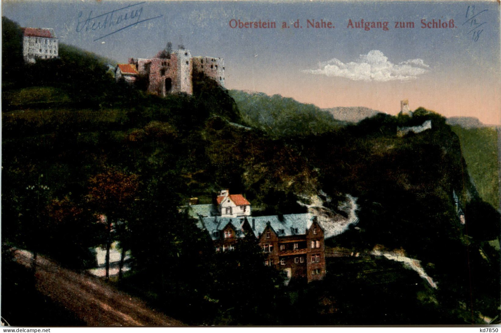 Oberstein A.d. Nahe, Aufgang Zum Schloss - Idar Oberstein