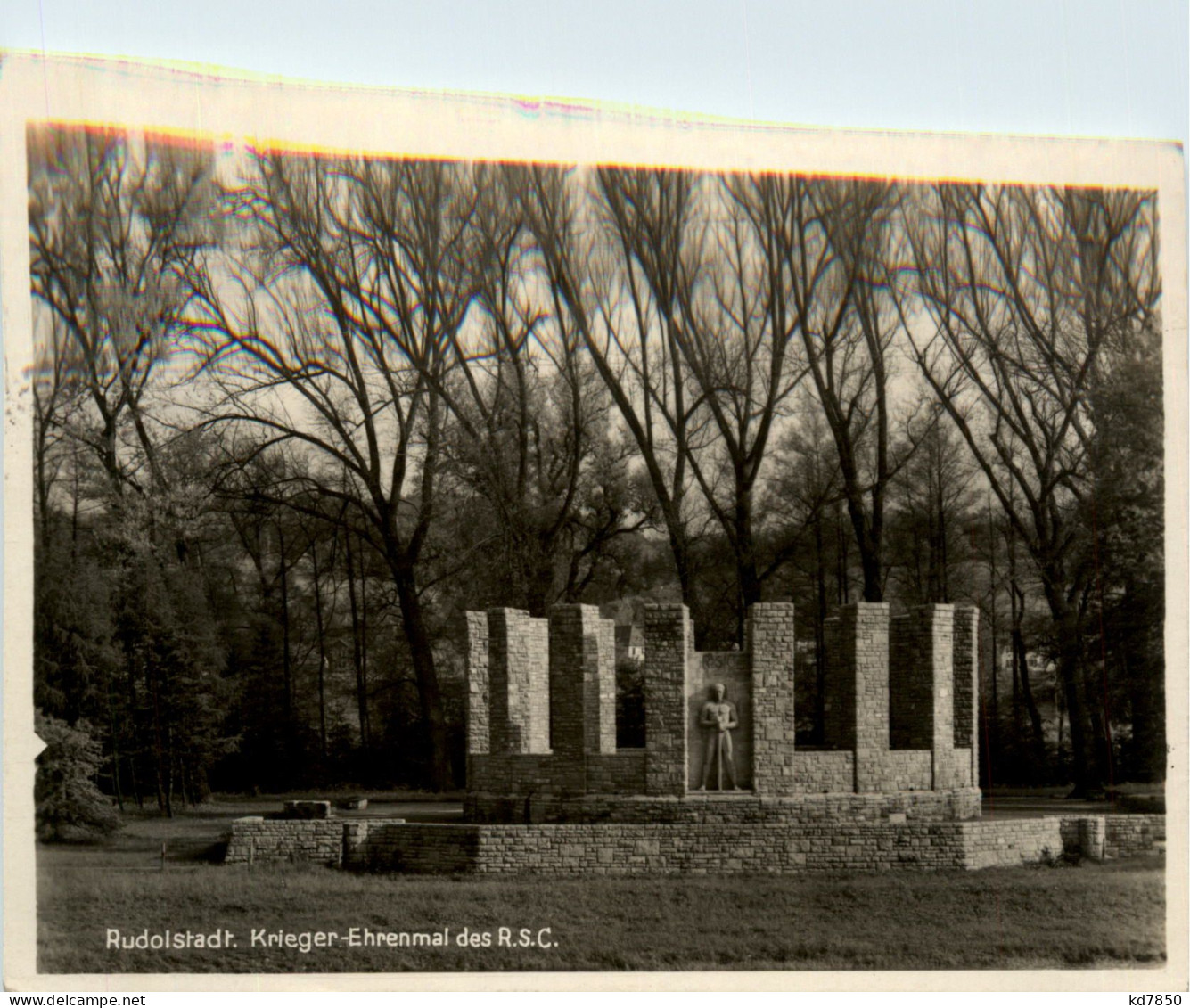 Rudolstadt, Thür., Krieger-Ehrenmal Des R.S.C. - Rudolstadt