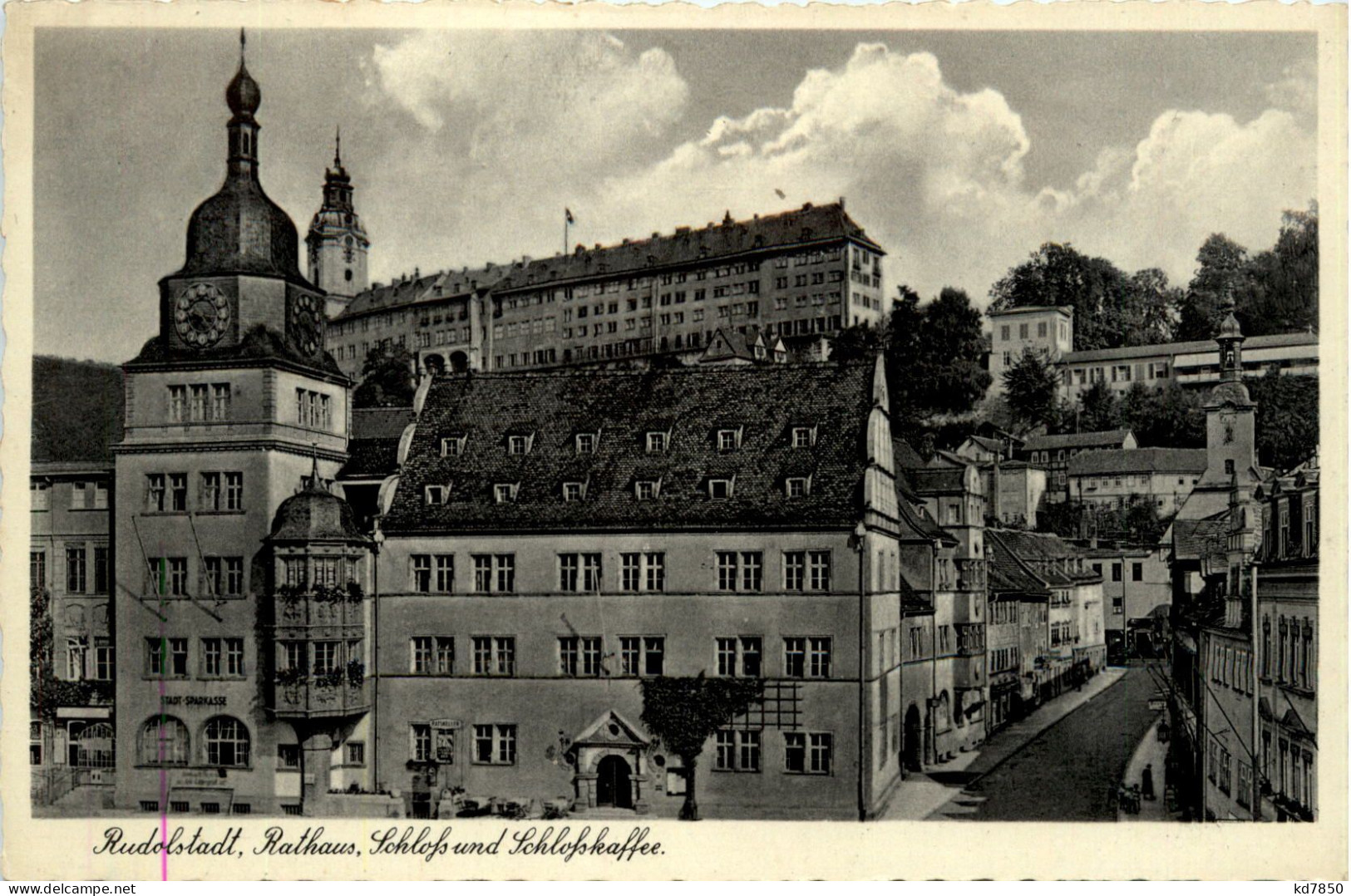 Rudolstadt, Rathaus, Schloss Und Schlosskaffee - Rudolstadt