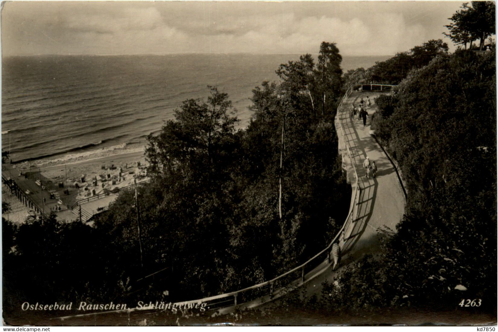 Ostseebad Rauschen - Schlängelweg - Ostpreussen