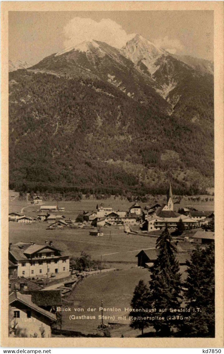 Seefeld, Blick Von Der Pension Hexenhäusl - Seefeld