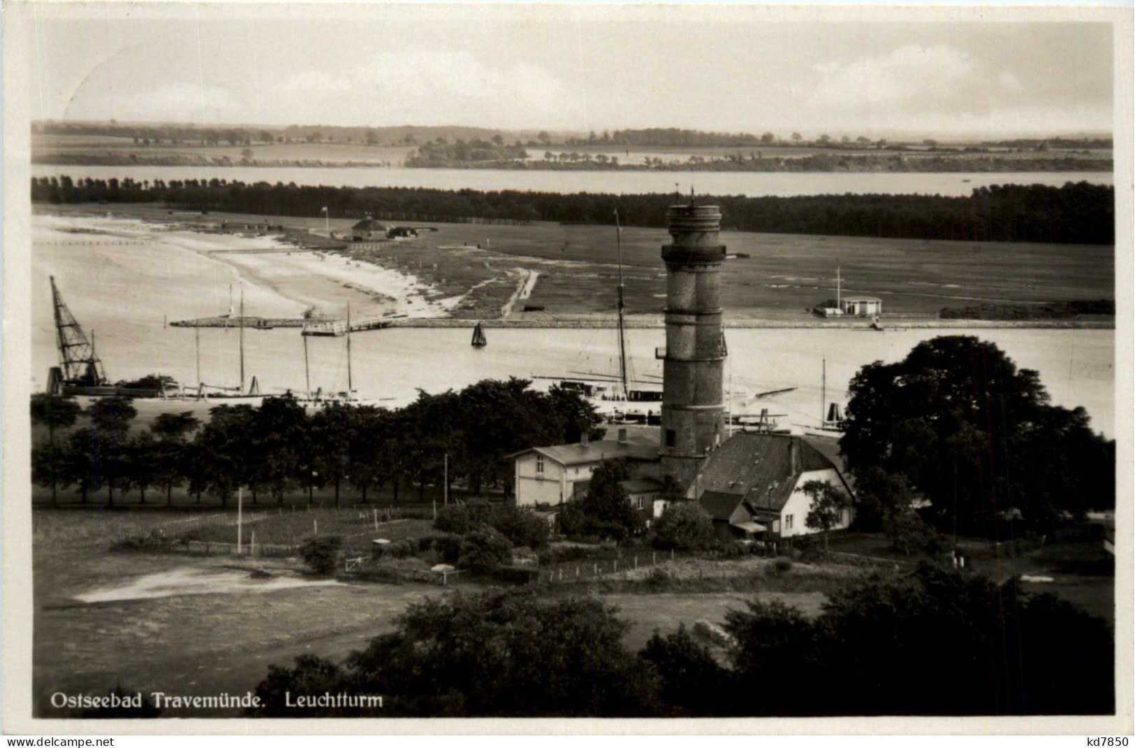 Travemünde , Leuchtturm - Luebeck-Travemuende